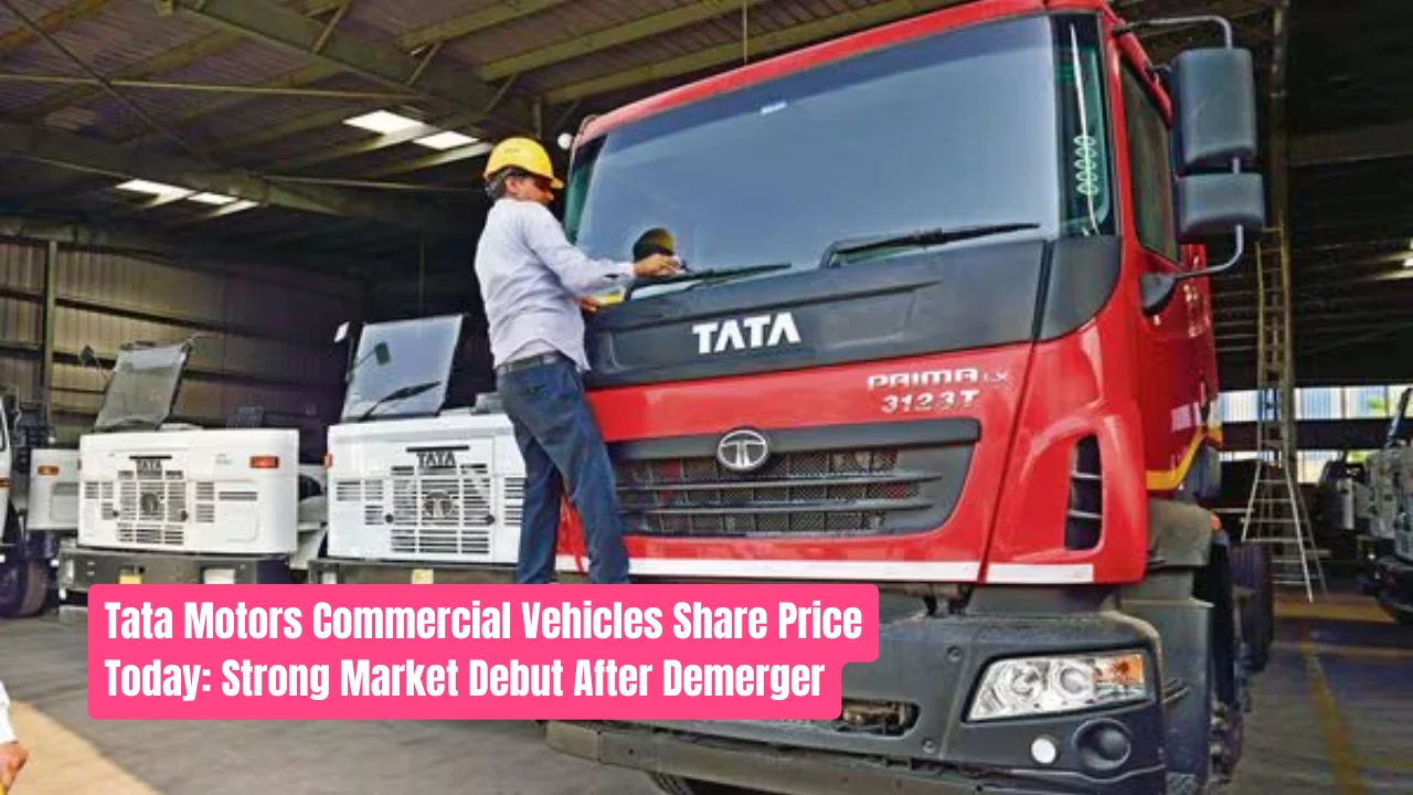 Tata Motors Commercial Vehicles Share Price Today: Strong Market Debut After Demerger
